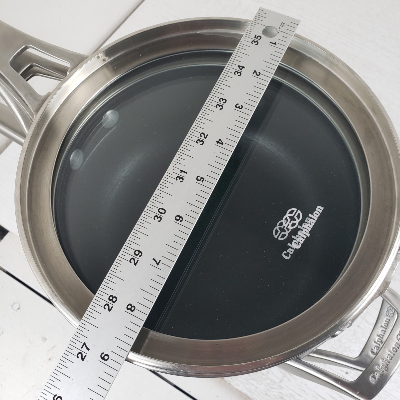 5 Piece Set Calphalon Premier Hard Anodized Nonstick 2.5qt, 3.5qt & 4.5qt