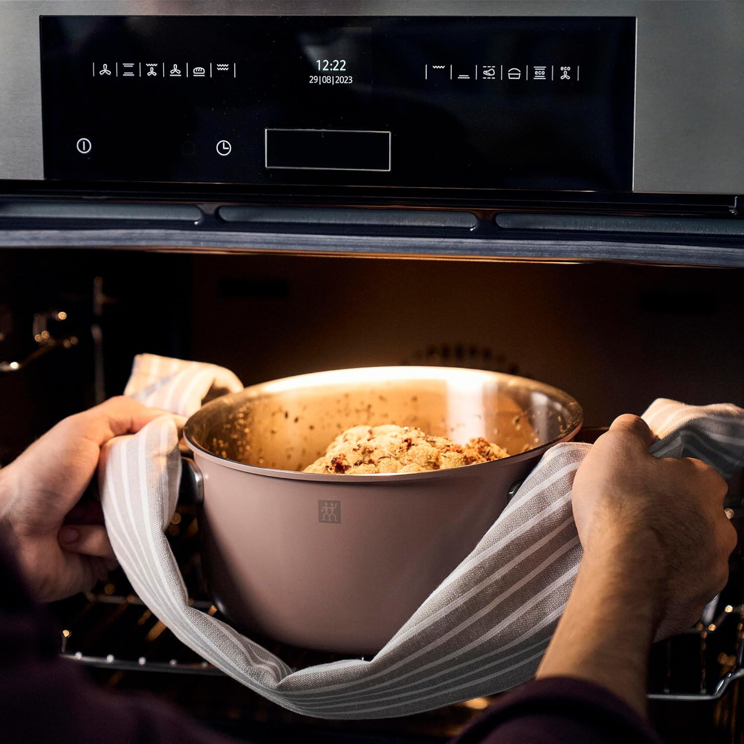 Pure 6-Pc Rose Stainless Steel Cookware Set for Stylish Cooking