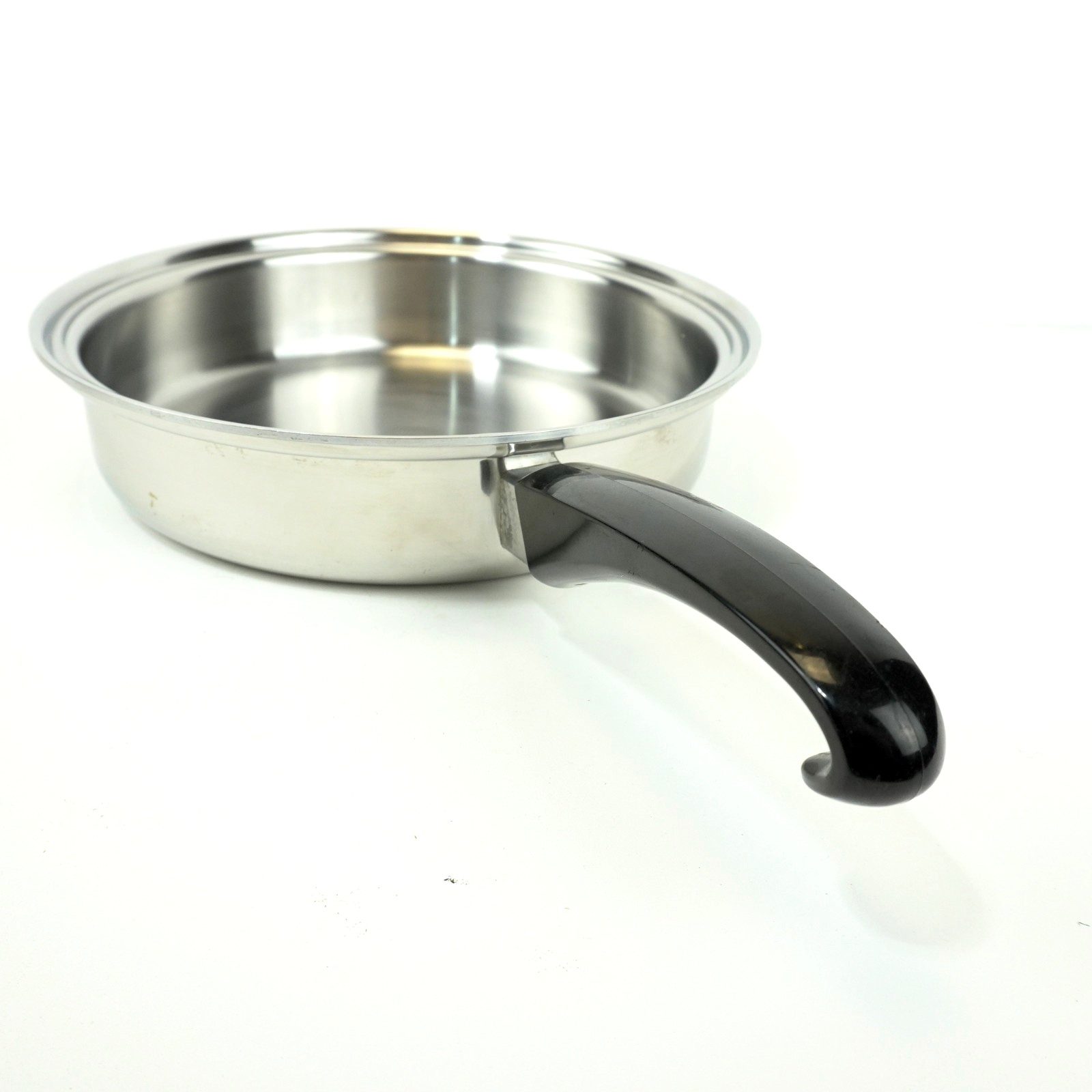 Seal-O-Matic Thermium Multi-Plex 11” Stainless Steel Fry Pan USA Vintage No Lid