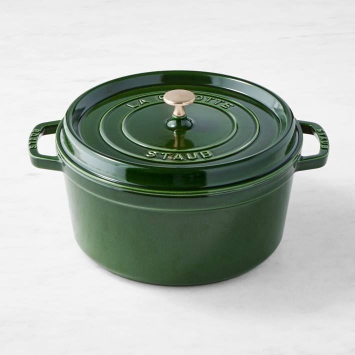 Staub Basil with Brass Collection-Williams Sonoma|40389