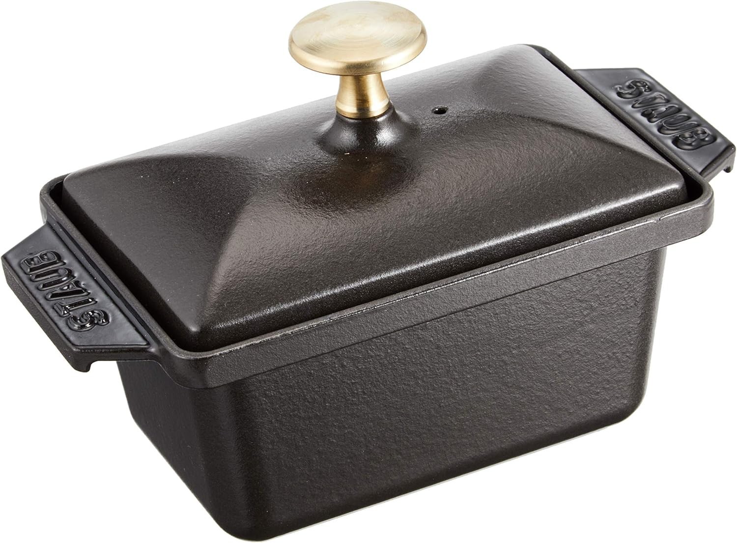 Staub Half Terrine Black 15ｘ11cm 0.7L Speciality 40509-571 With Box NEW Japan