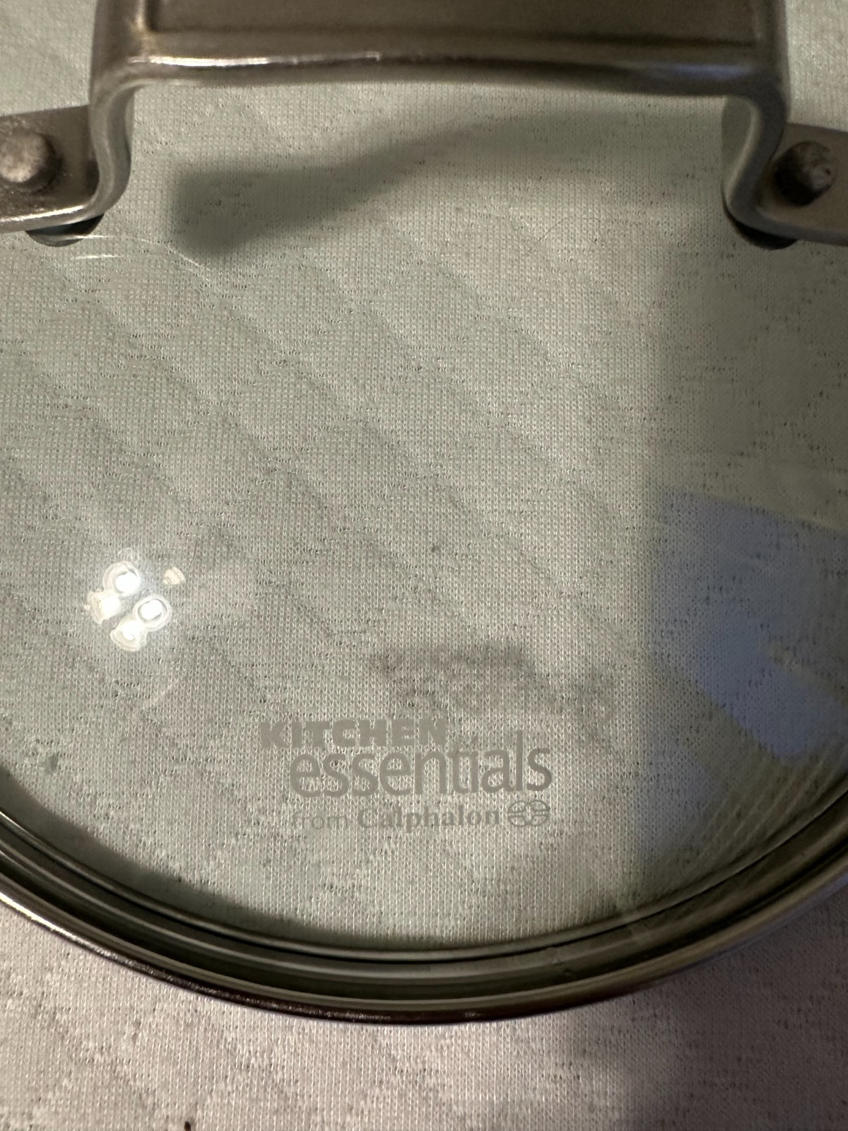 7 Inch Cuisinart Kitchen Essentials Lid for 7 Inch Pot Glass And Stainless Steel