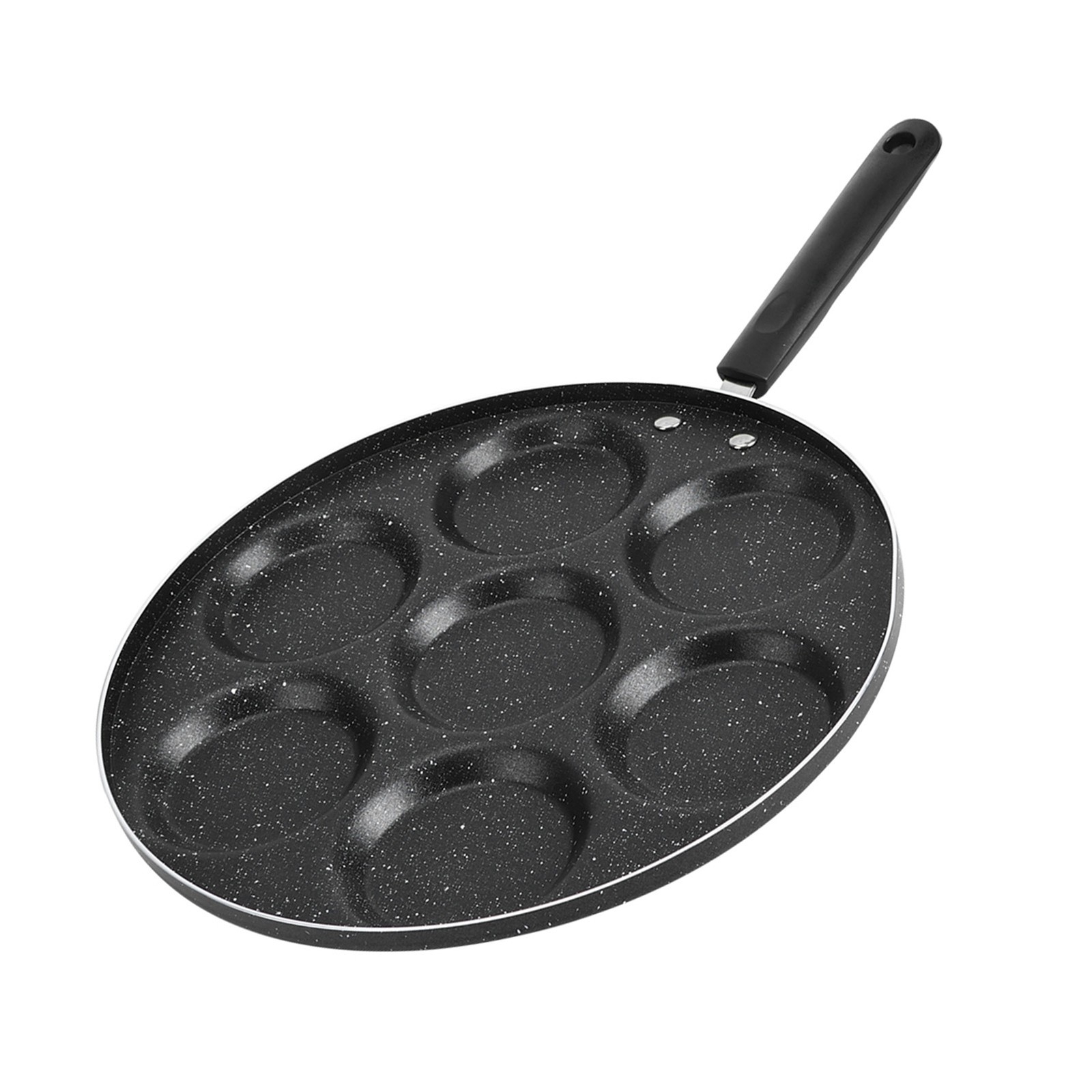 7-Hole Non Stick Cooking Pan For Fried Eggs Burger Mold Kitchen Supplies ZXS