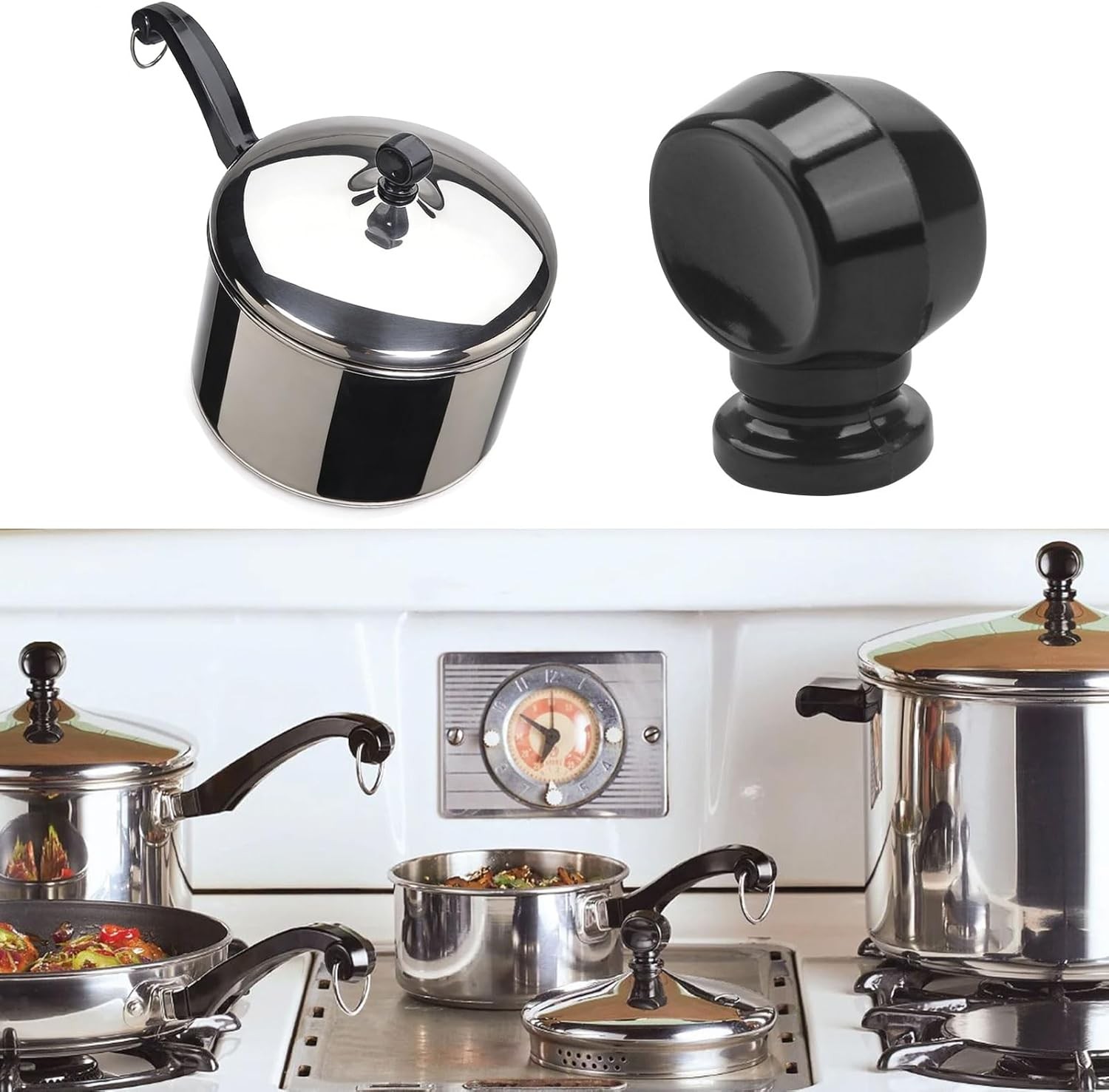 P08-035 Fry Pan Lid Knob Replacement for Farberware Pot & Pan Parts,Lid Handle