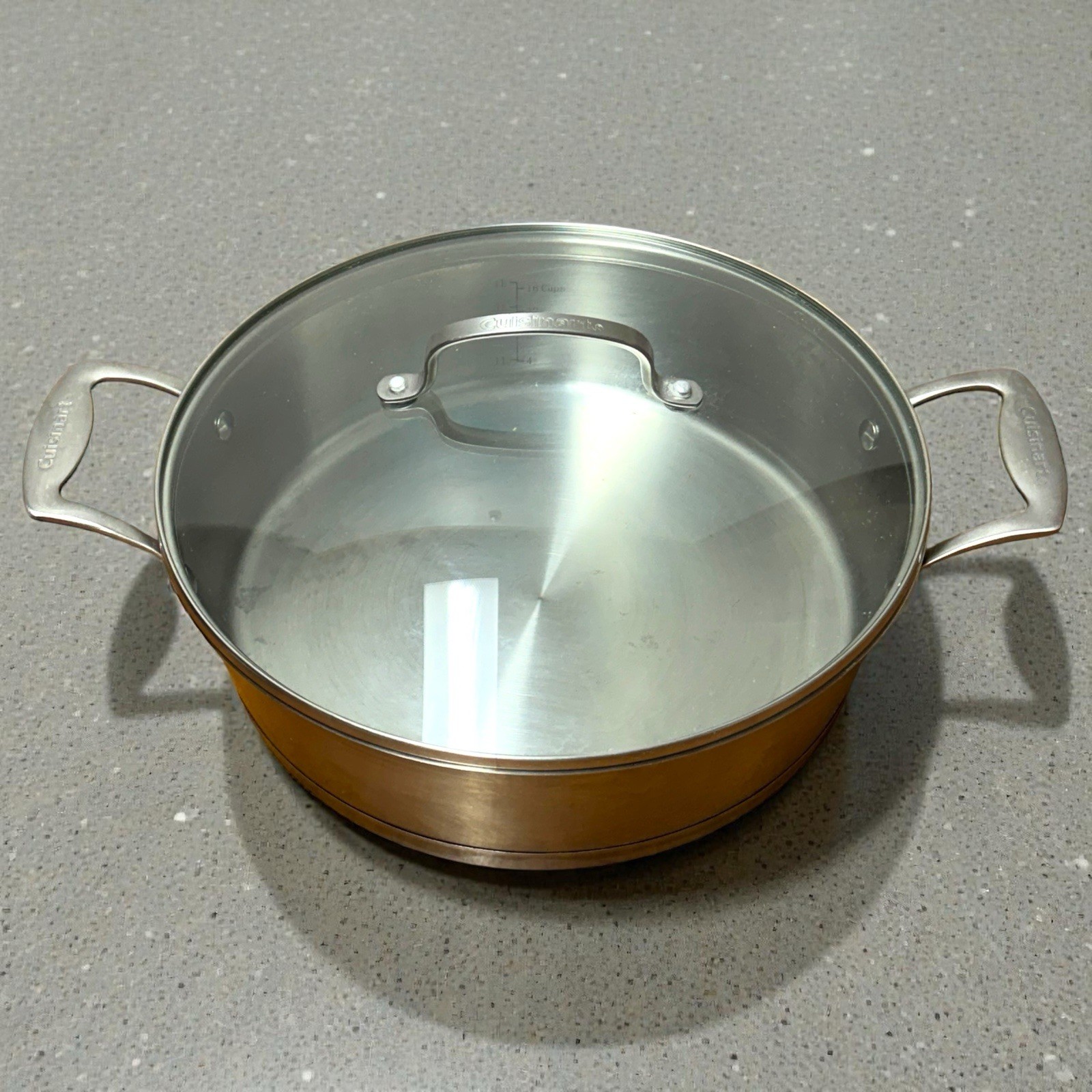 Cuisinart MultiClad Pro 5.5 Qt Casserole Pan & Lid 72PB55-30 Tri-Ply Stainless