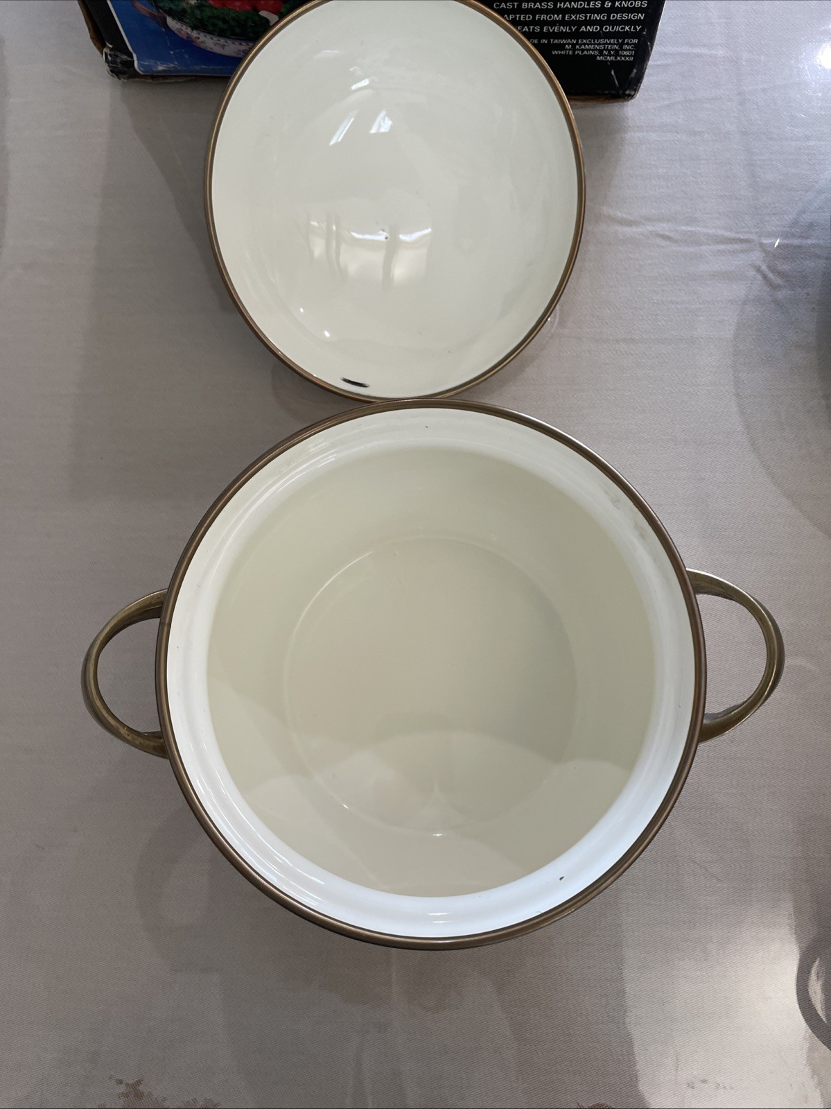 M. Kamenstein Vienna 5Pc Buffet Serving Cookware Set Enamel Steel NEW IN BOX!