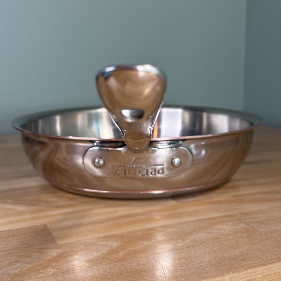 VTG ALL CLAD Copper Core 10 Inch Deep Skillet First Edition Extremely RARE -Read