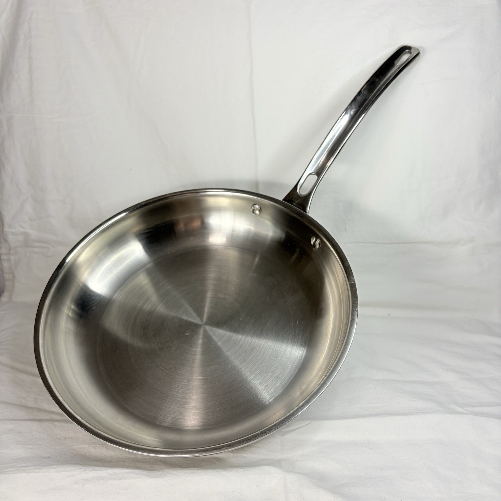 Viking Skillet 10″ Fry Pan 3 Ply 18/8 Stainless Steel Aluminum Core Cookware