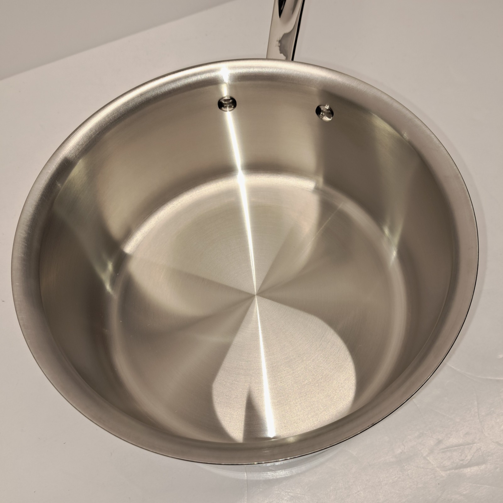 All-Clad D3 Stainless 3 Qt Sauce Pan with Matching Lid – NEVER USED