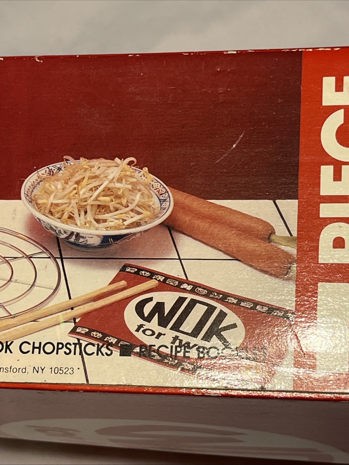 NEW Wok For Two In Box Rowoco Vintage 1986 7 Piece Set