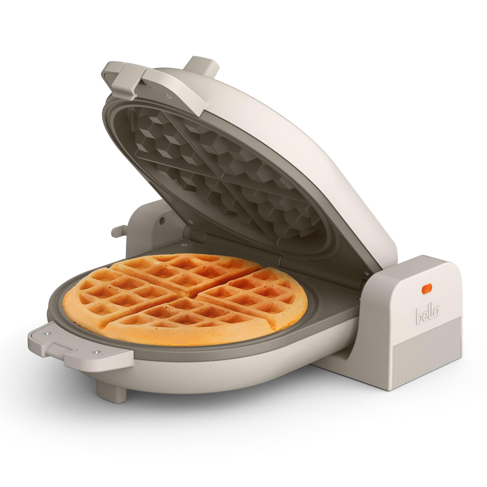 7in Wide 1000W Waffle Maker, Ceramic Nonstick Flip Storage