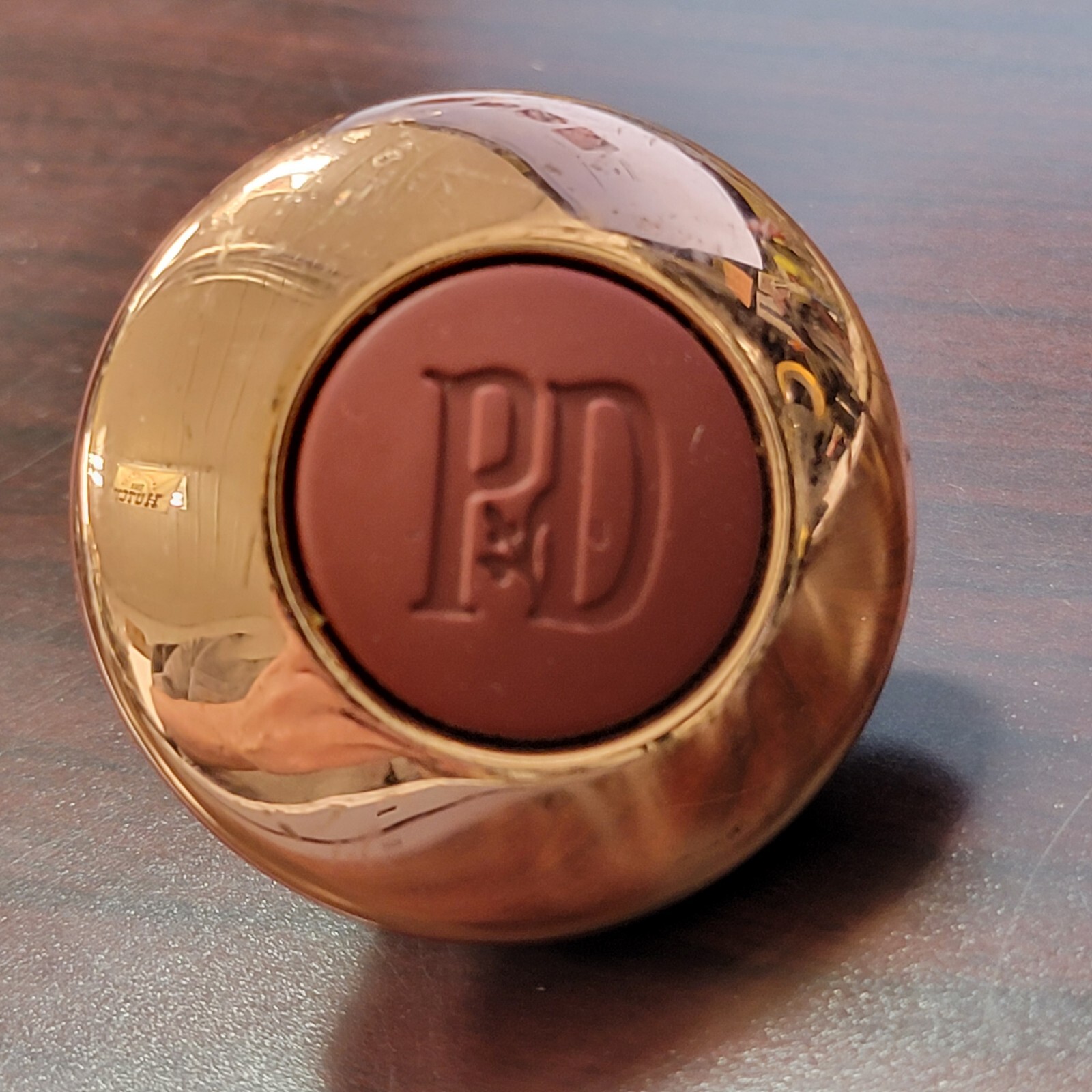 ORIGINAL – Paula Deen Glass Lid Burgundy Red Copper Knob Replacement WITH SCREW!