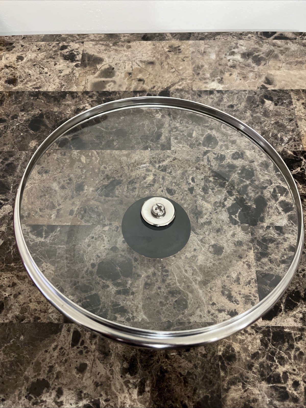 Replacement Glass Lid Paula Deen Copper and Black 7 inch for pan or pot