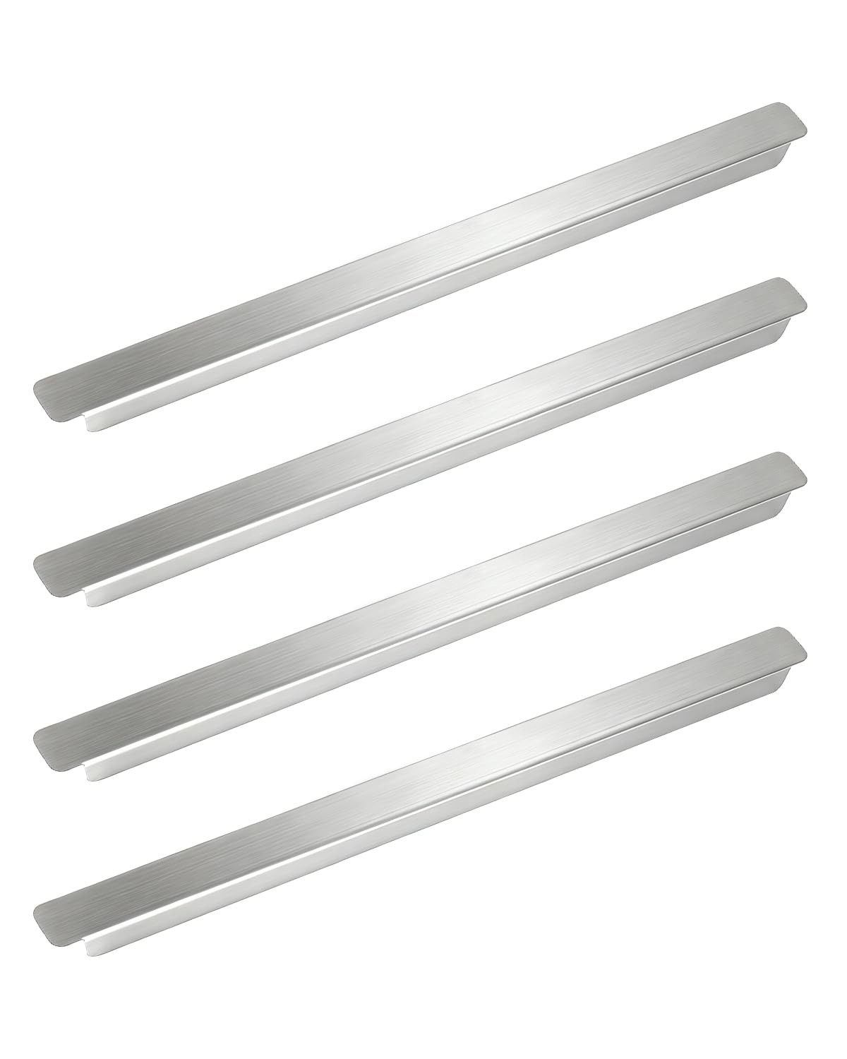4 PCS 12 Inch Stainless Steel Steam Table Adapter Bar Food Pan Divider