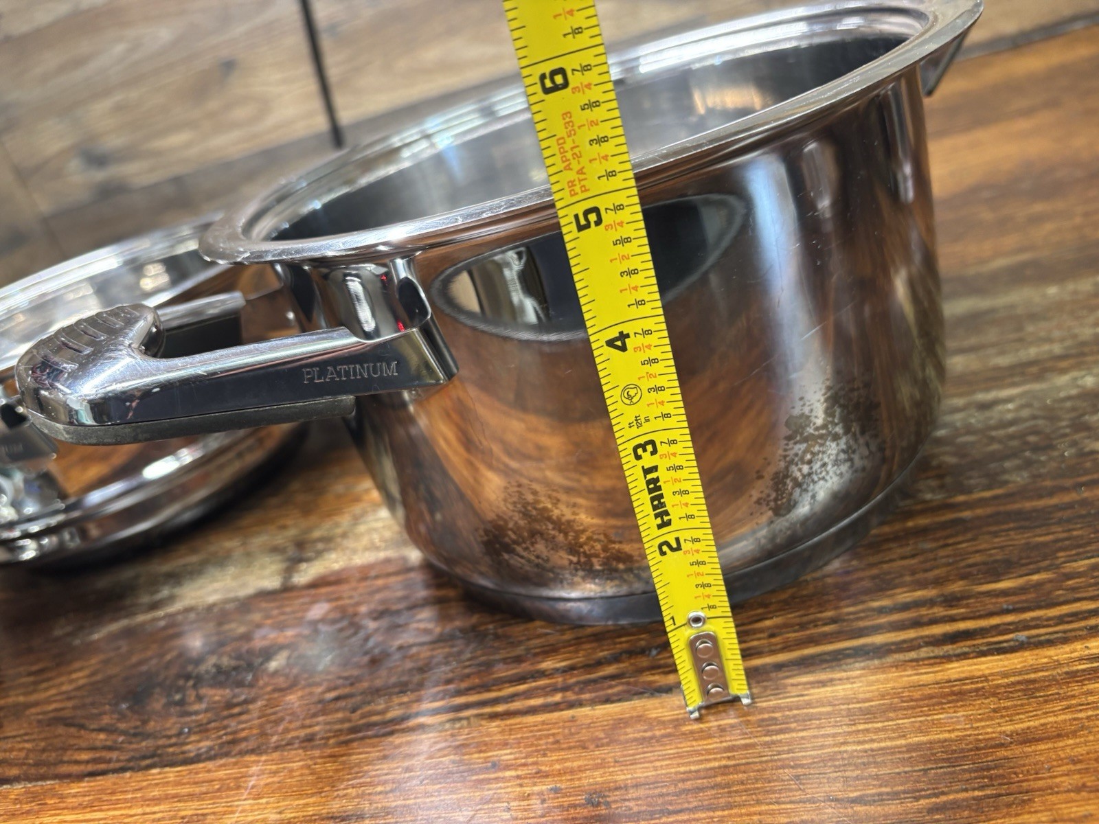 Platinum Cookware 24 Elements T304 Stainless Steel 4 Qt Stock POT + Steamer Pan