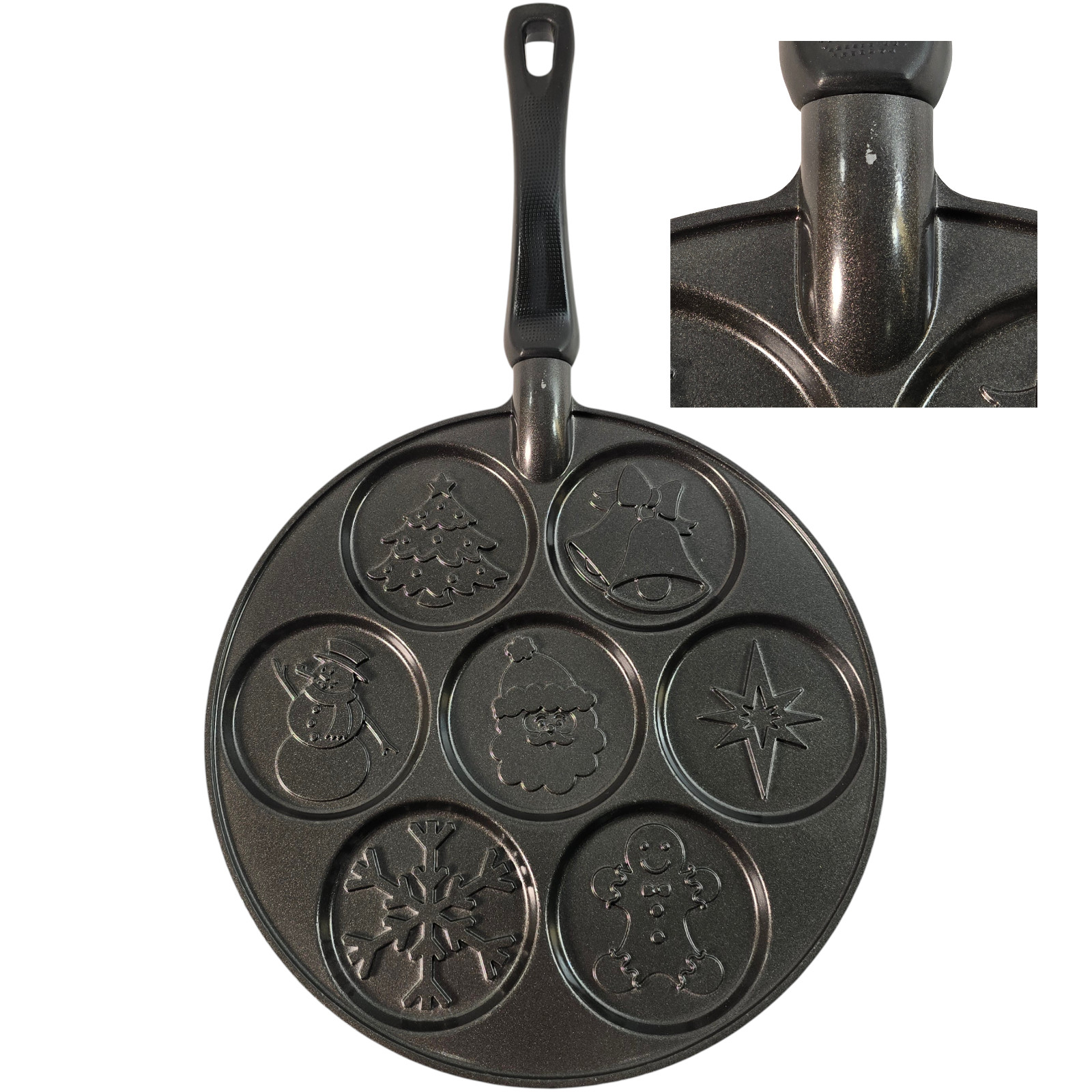 Nordic Ware Holiday Pancake Pan 10.5″ Non-Stick Cast Aluminum Griddle 7 Designs