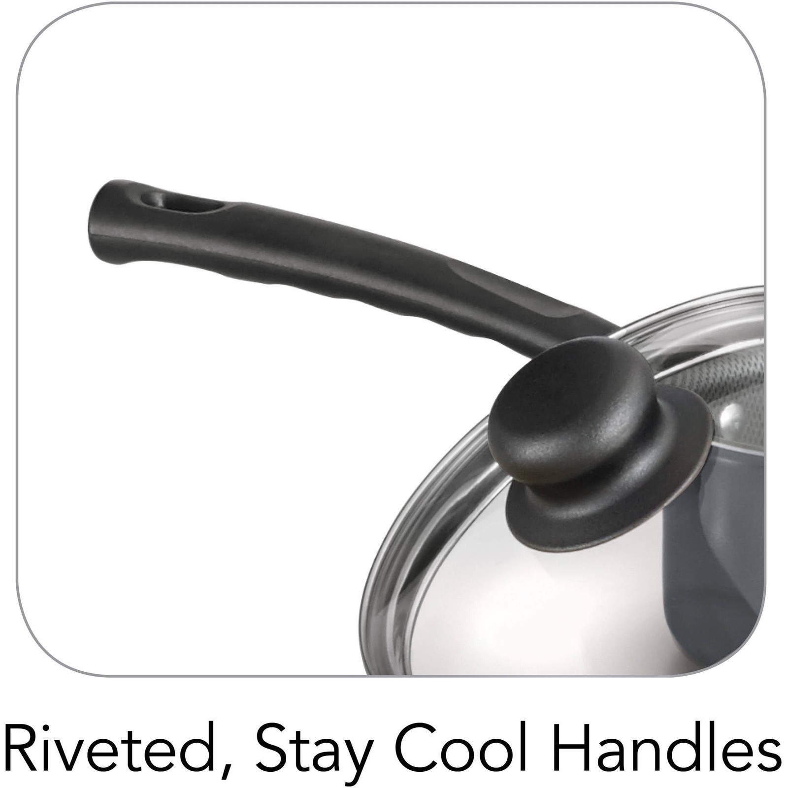 10pc Non-stick Cookware Set Saute Pan Dutch Oven with Lids stay-cool handles