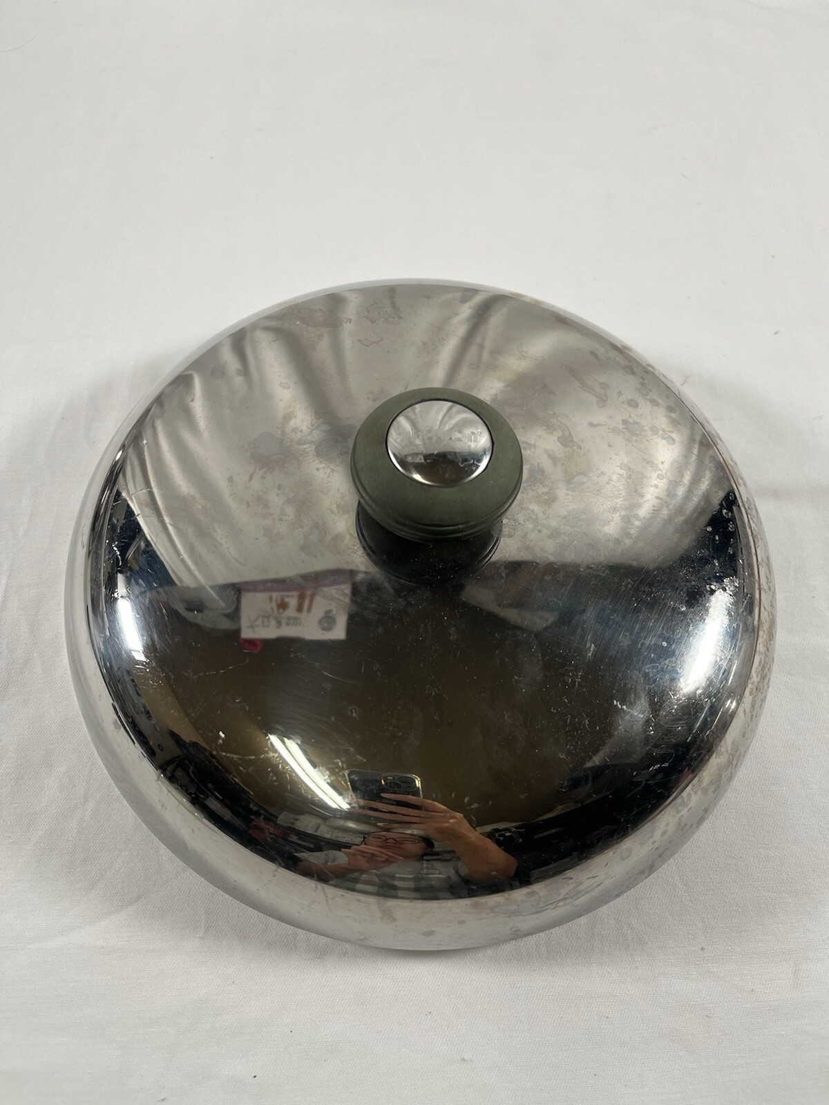 9 3/8” Inside Diameter Circulon Stainless Steel Replacement LID ONLY #697 READ