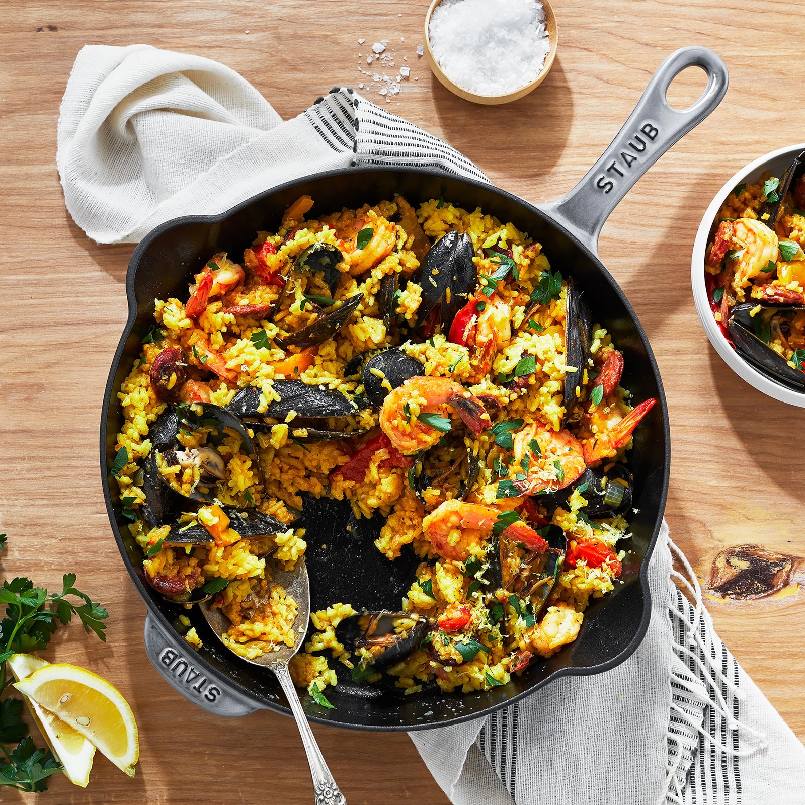 Staub Enameled Cast Iron Traditional Deep Skillet, 11″