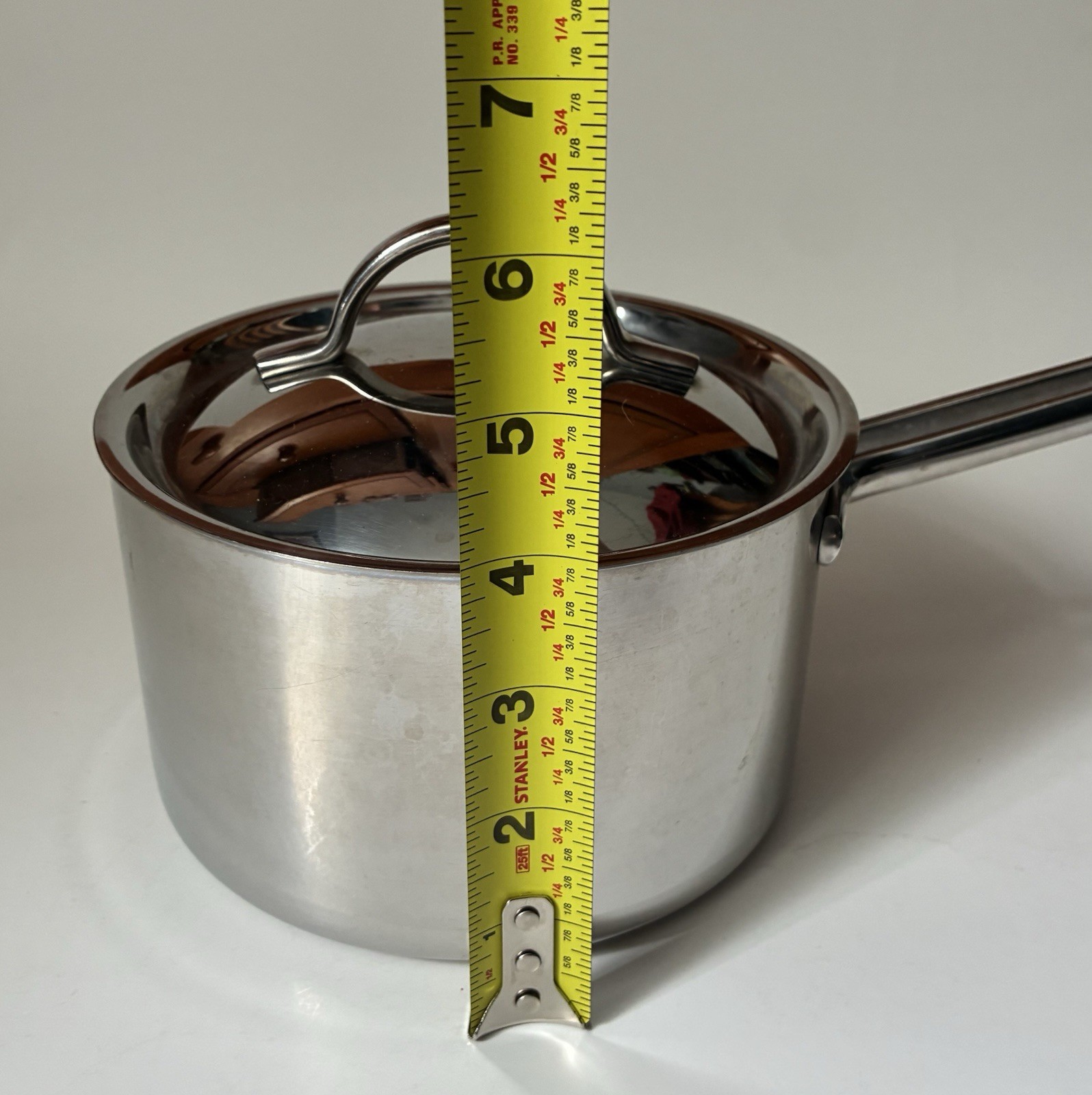 Revere Ware ProLine Copper Core 2 Qt 2 L Stainless Steel Saucepan Pot & Lid 6712