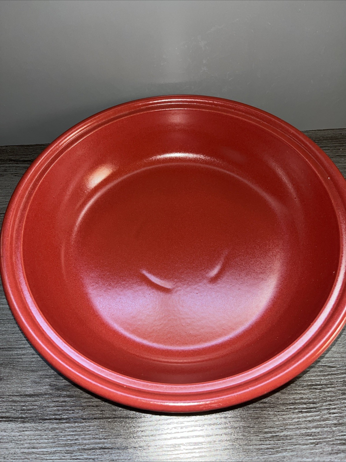 Emile Henry 55.32 Moroccan Tagine Flame Ceramic Rust/Red France 2.6 Qt Unused
