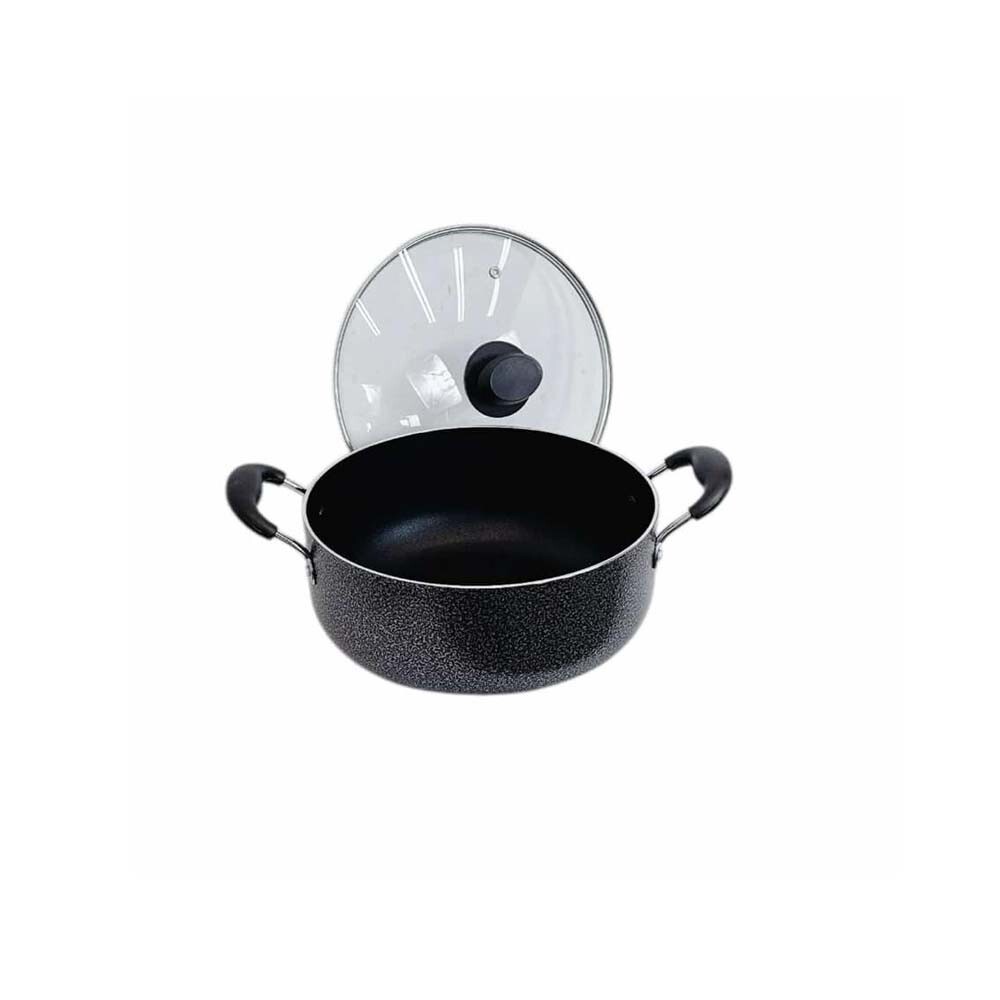 13-1/2″ (34CM) Non-Stick Coating Cooking Pot 18QT Sauce Pan With Lid Cookware