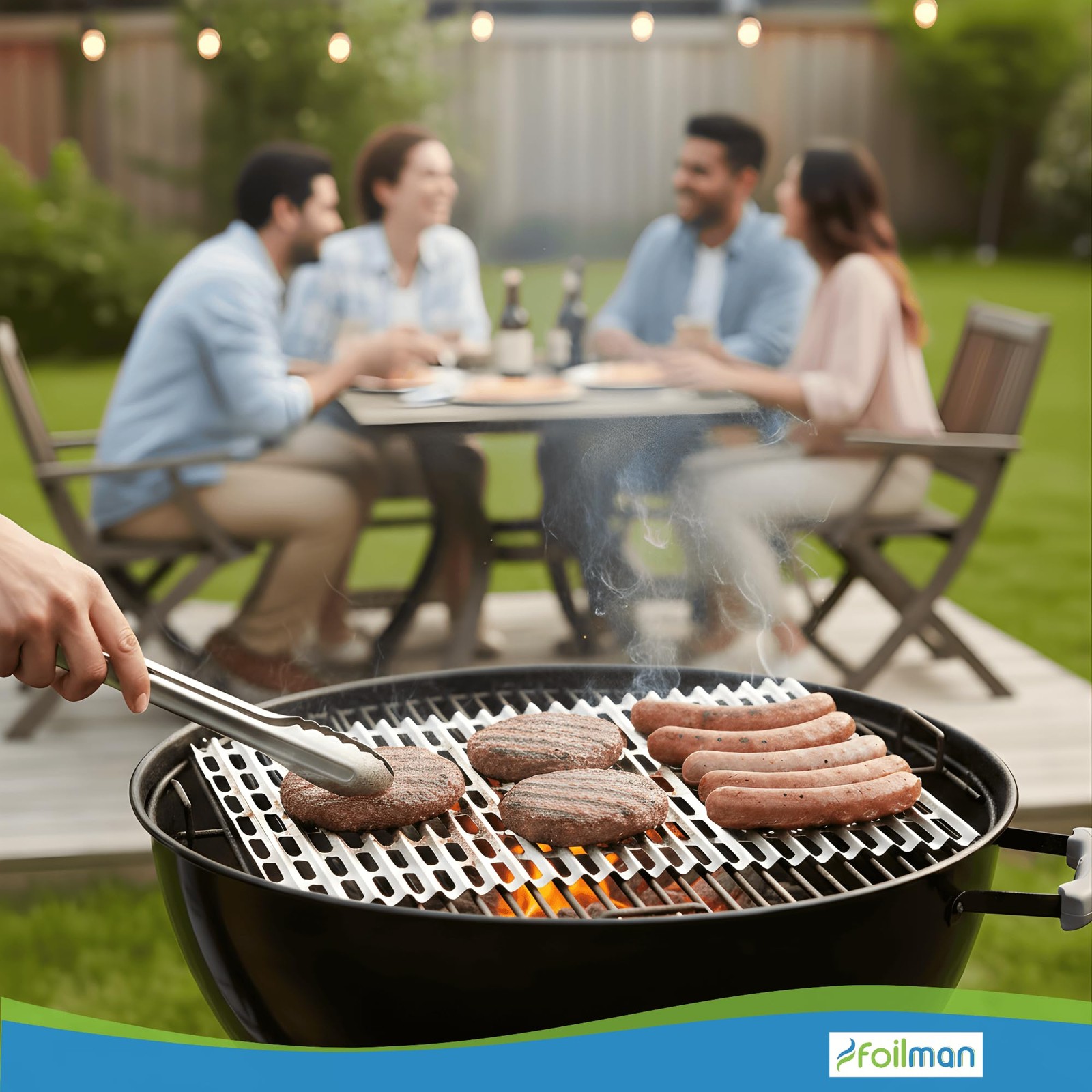 Clean Grill BBQ Disposable Aluminum Liners | 12 x 20 inch/Disposable Grill Gr…