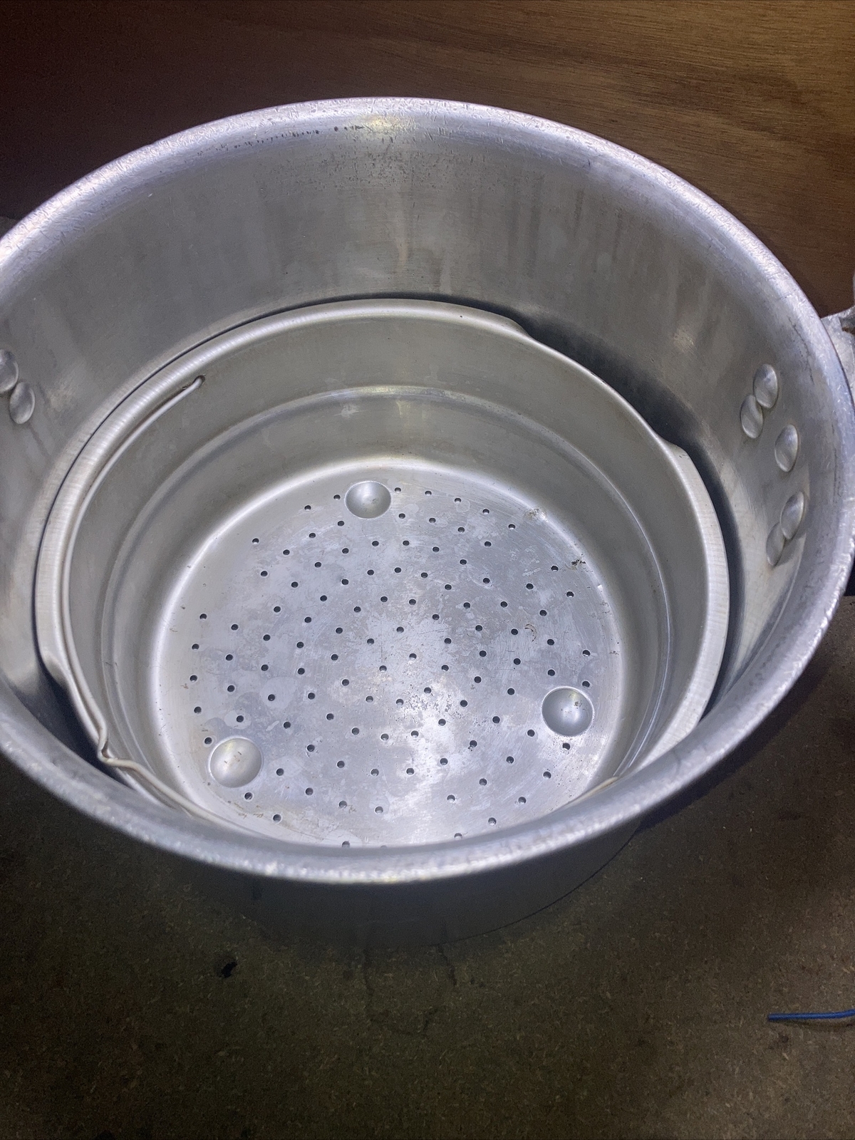 (D15) Antique Casserole Minute SEB 8 Liters Aluminum Vintage