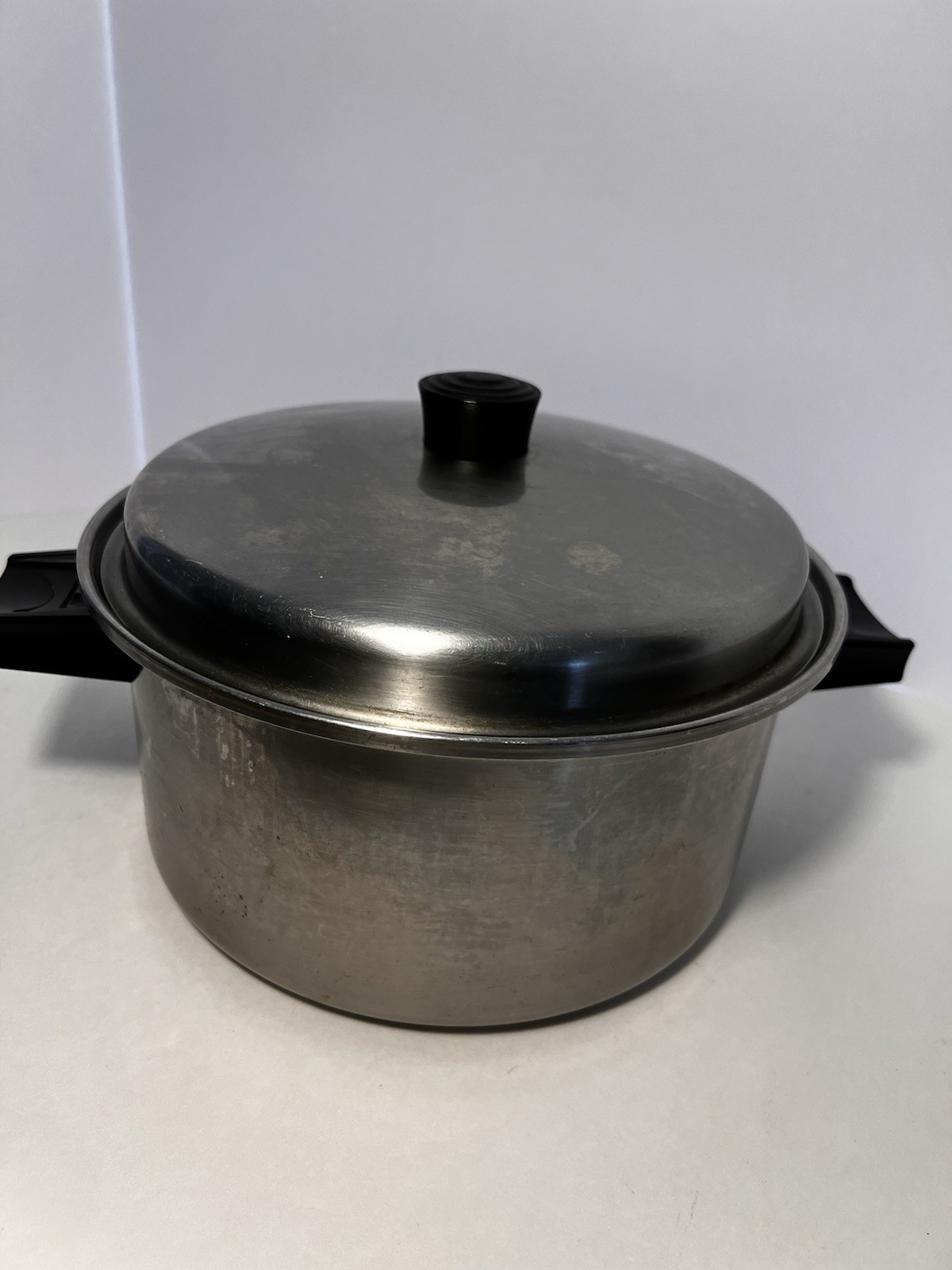Lustre Craft 6-quart Stockpot 3-ply 18-8 Stainless Steel w/ Lid Made In USA