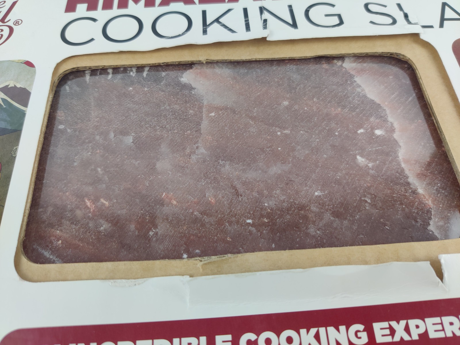 THE REAL CO Himalayan Pink Salt Cooking Slab Single Origin Natural NEW