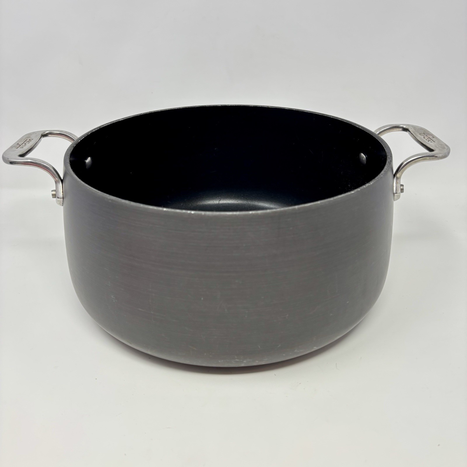 All-Clad Metalcrafters 8 QT/7.6L Stock Pot Two Handles Anodized Nonstick No Lid