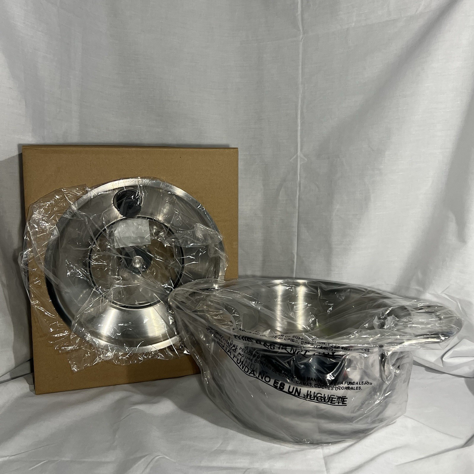 VIDA SANA® 5-PLY STAINLESS STEEL COOKWARE 4-Qt. Casserole New Open Box 5557