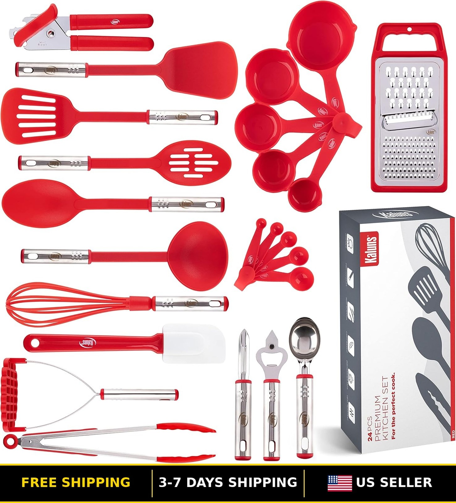 Complete Kitchen Utensils and Nonstick Pots & Pans Set with Cooking Tools