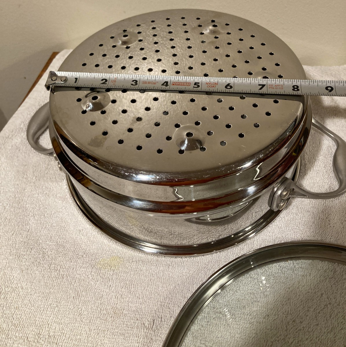 Calphalon Stainless Steel Steamer Insert & Lid 8.5 Inch