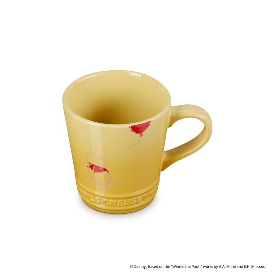 Disney Japan Winnie the Pooh Le Creuset Neo Mug Quince Yellow Stoneware New