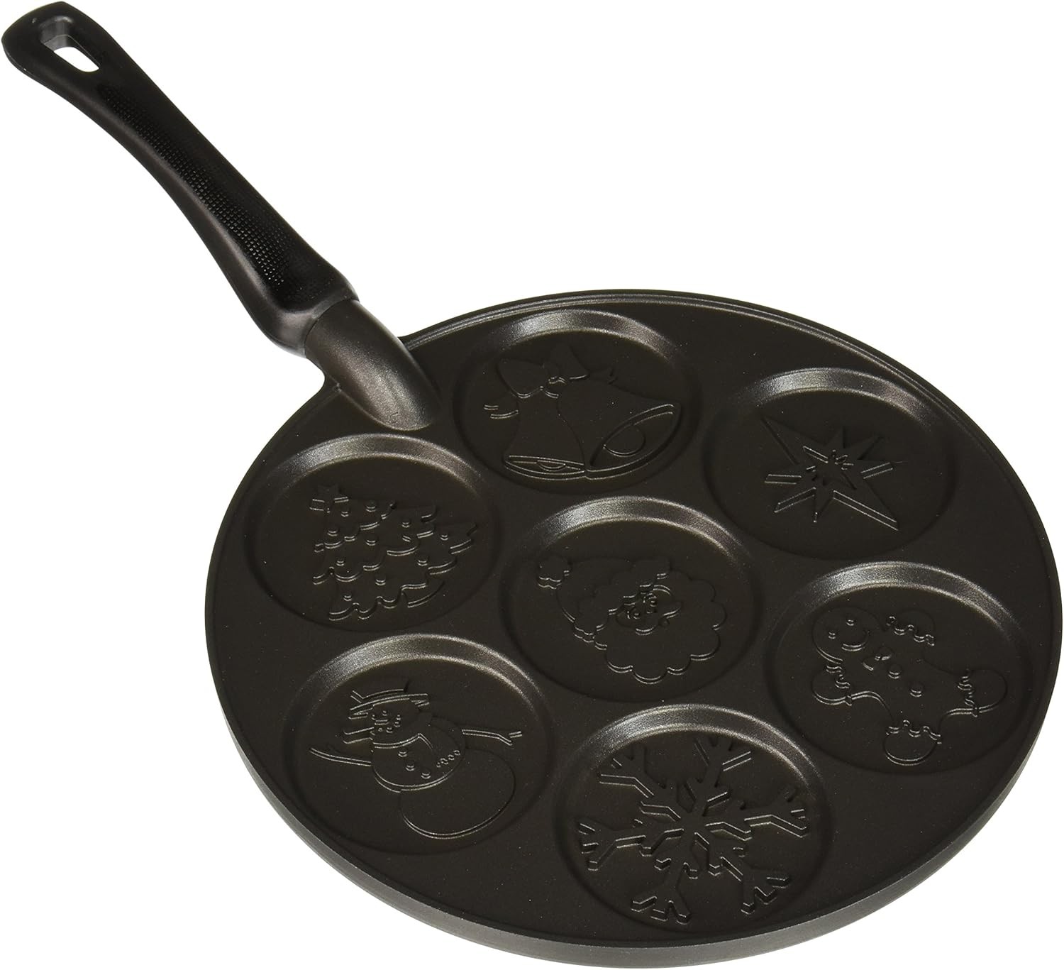 Holiday Pancake Pan, Black 0.6 cup
