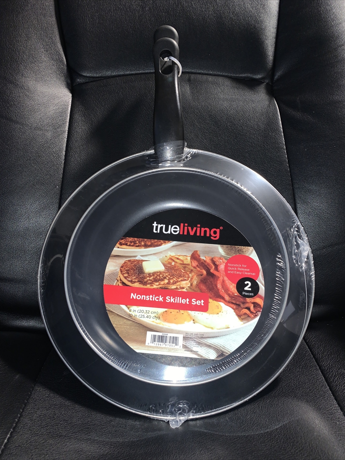 NEW 10″ AND 8″ TRUE LIVING NONSTICK SKILLET SET