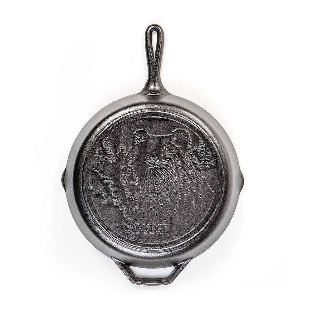 Lodge 12″ Skillet – Bear Design