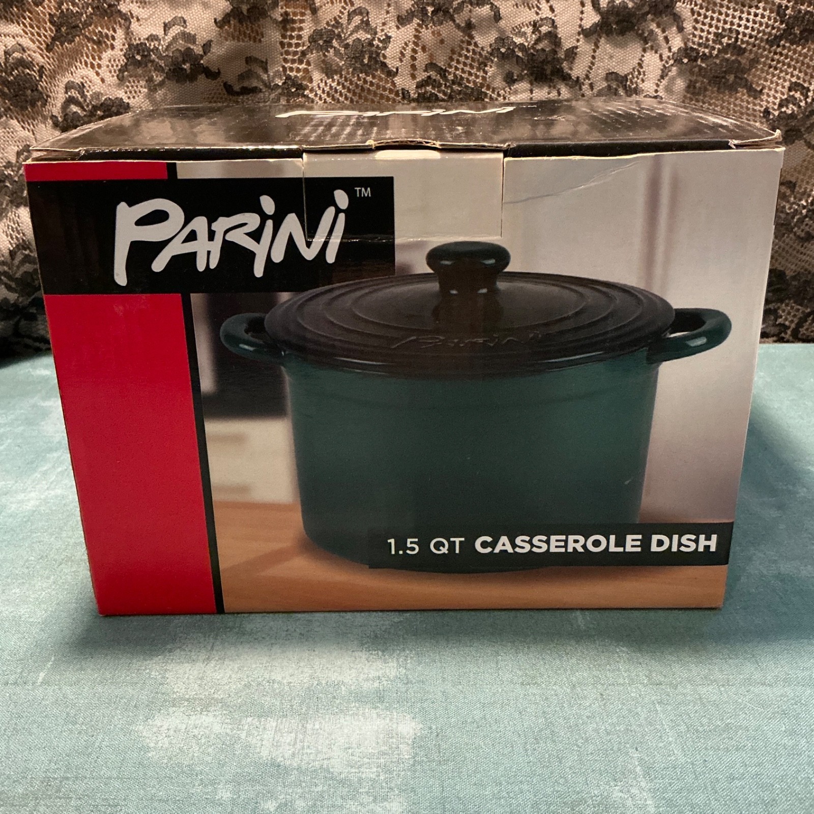 PARINI 1.5 Quart Casserole Dish Oven Bakeware – NEW IN BOX – Fast Ship