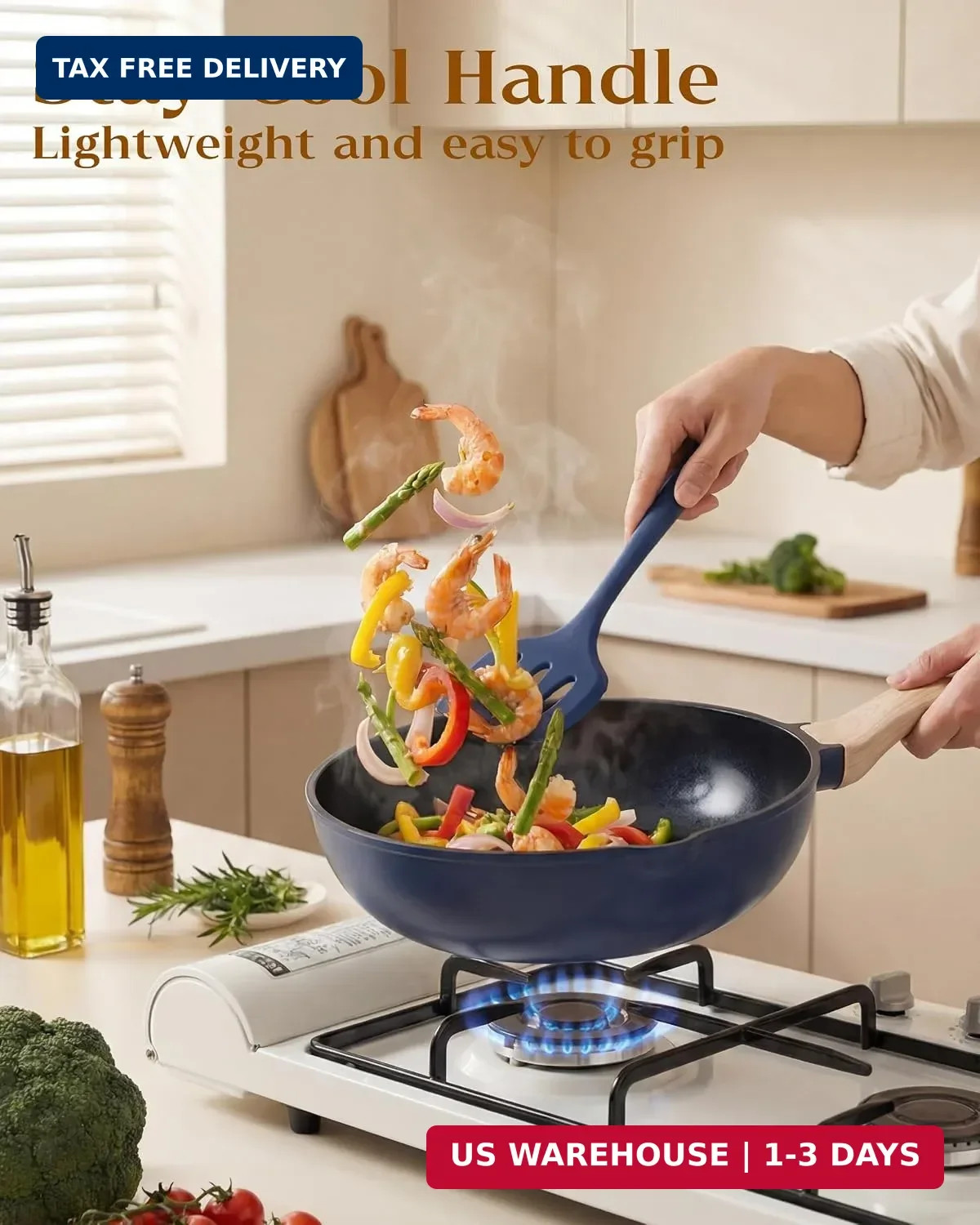 FDN 16Pcs Titanium Pots and Pans Set,Toxic-Free Cookware Set, Dishwasher & Oven