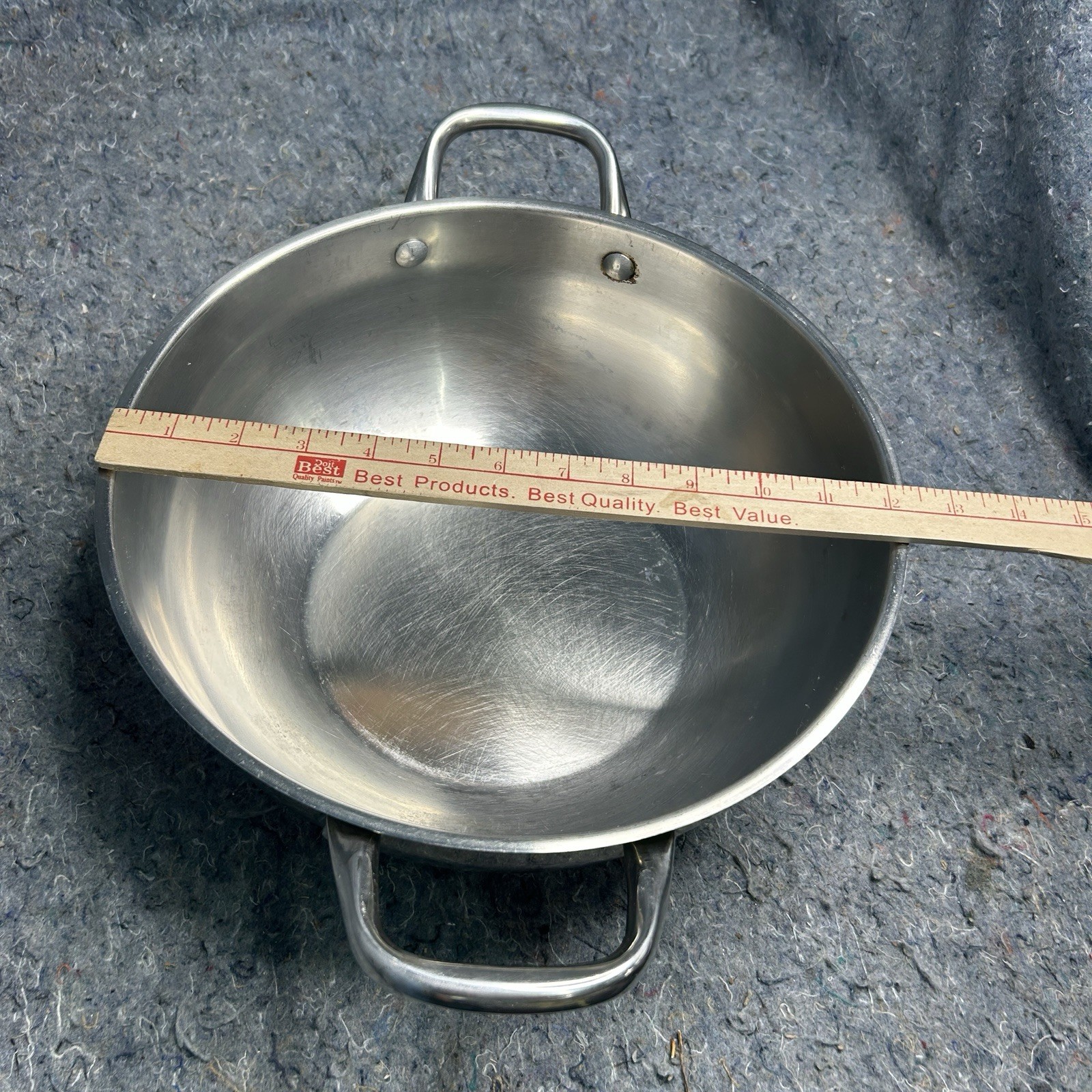 Wolfgang Puck Cafe Collection 12” Chef’s Pot Stainless Steel Pan No Lid