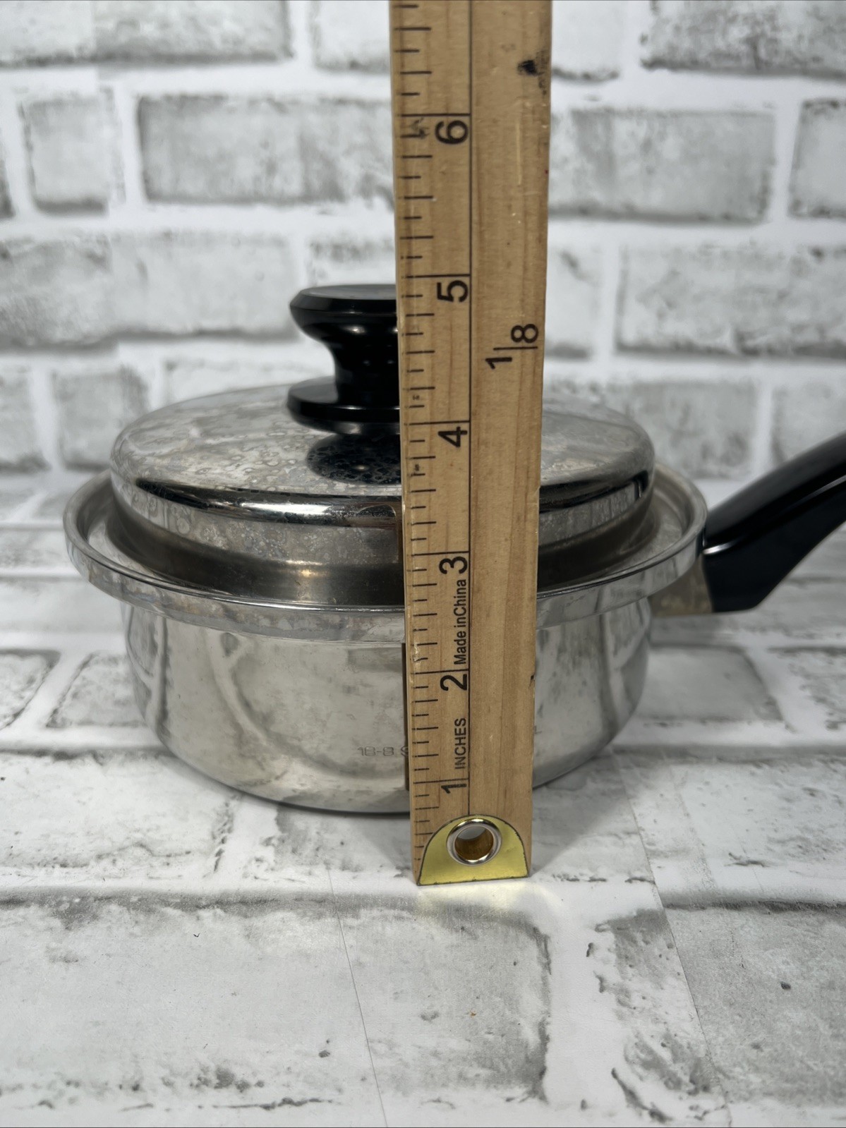 Vintage Rainbow Cooking System Surgical Stainless Steel Pot W/Lid