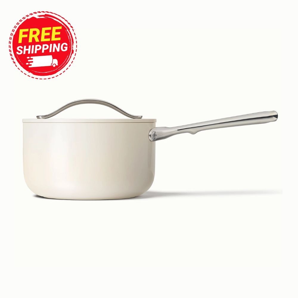 Caraway Home 3-qt Non-Stick Ceramic Sauce Pan