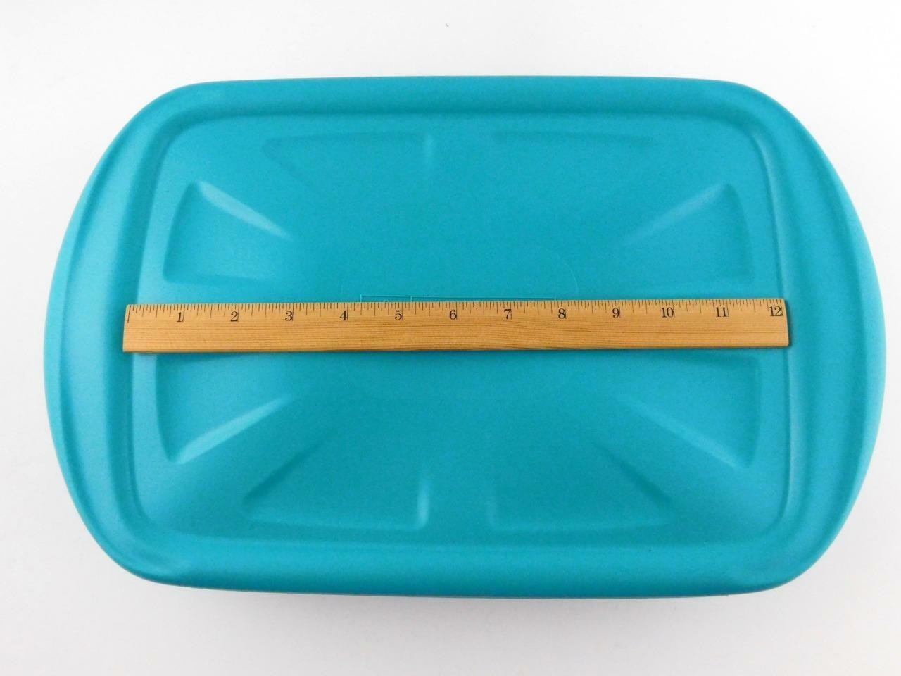 ANCHOR HOCKING 4 PC Bake-N-Take Set Open Box in Package Blue Case