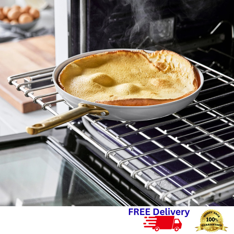 GreenPan Reserve 12-Piece Cookware Set Ceramic Nonstick PFAS-Free Gold Tone New