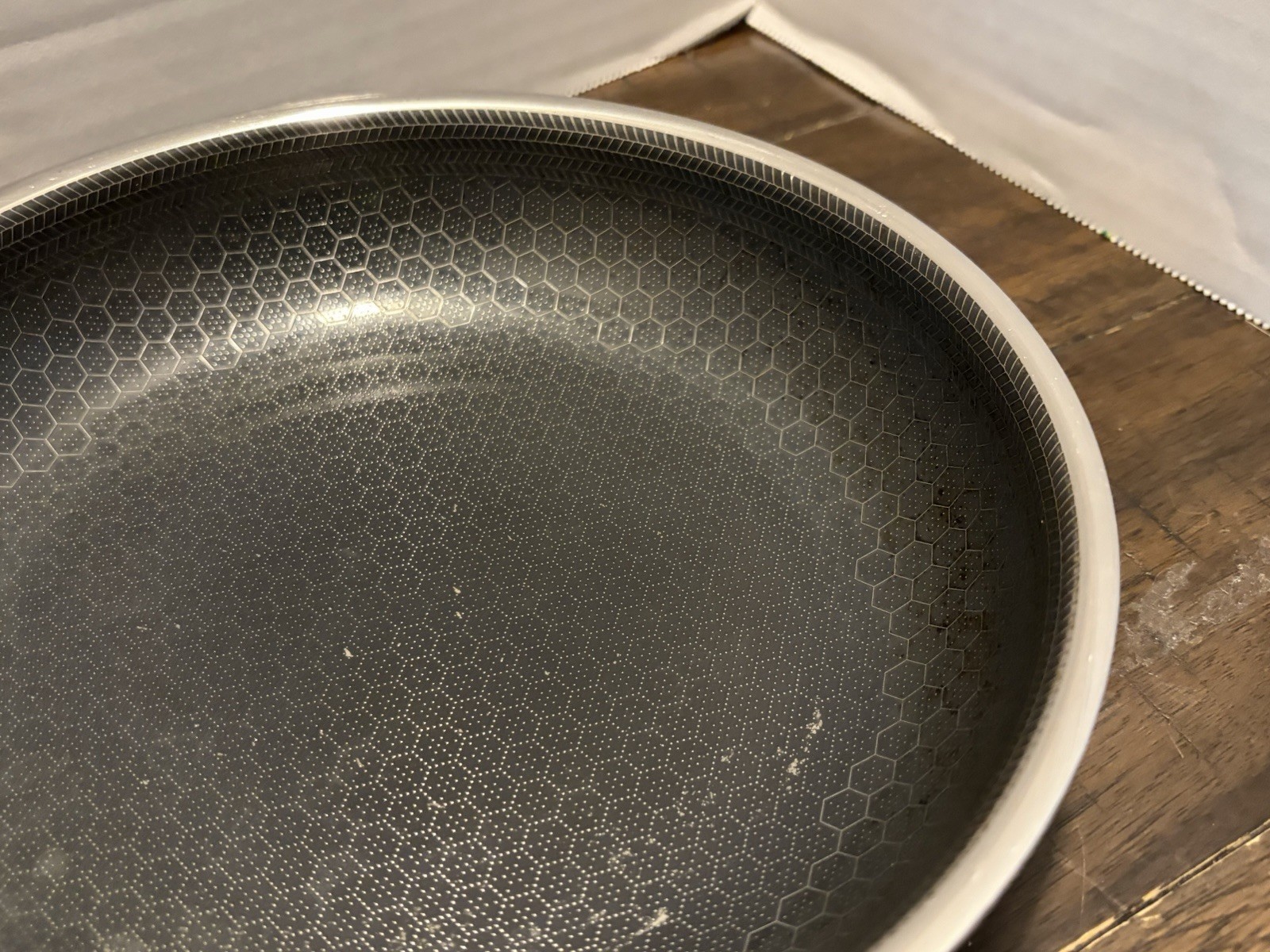 HEXCLAD 8″ Frying Pan Hybrid Stainless Steel Non-Stick Fry Pan (A5)