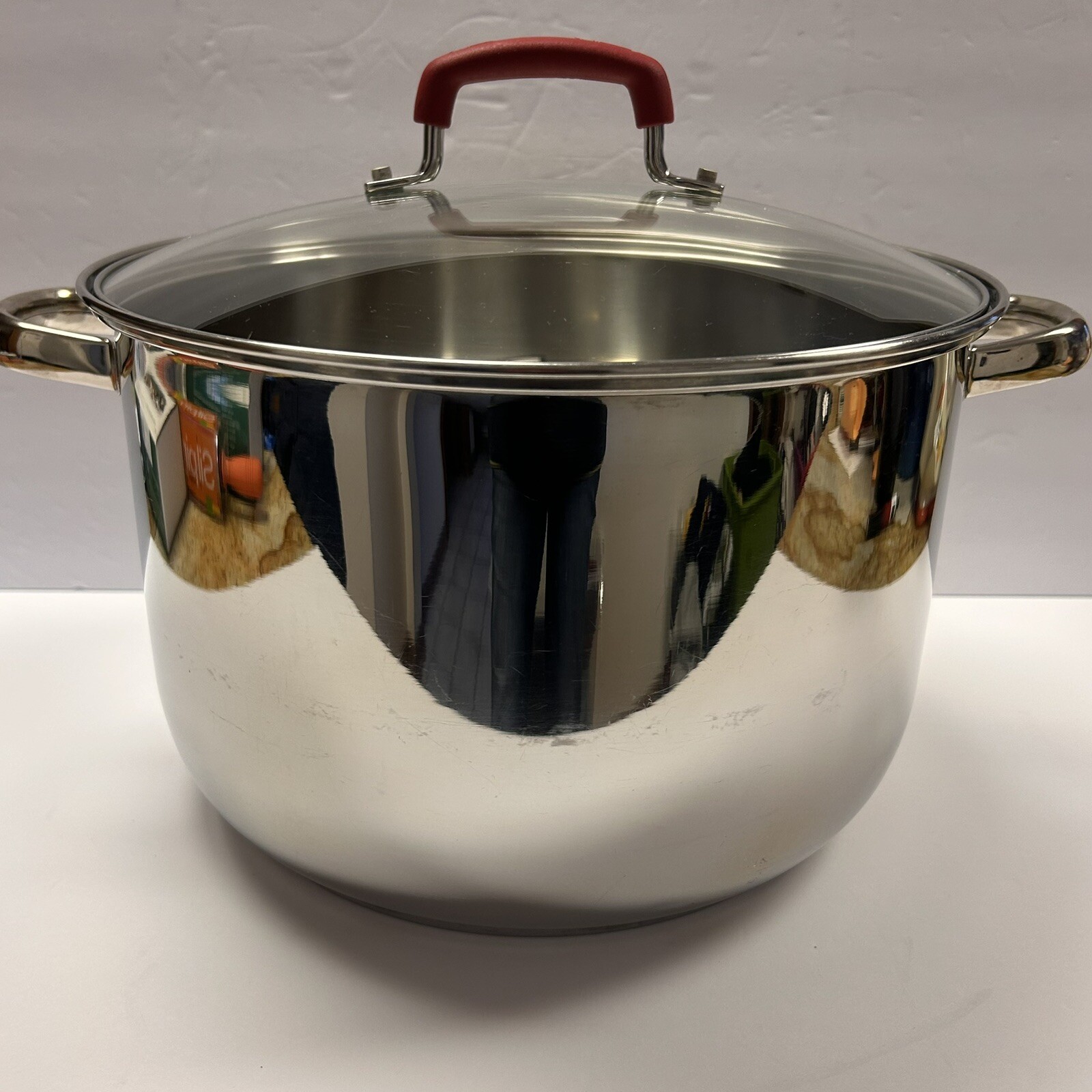 Living Quarters 14 Qt. Stockpot w/ Glass Lid 3 Ply Stainless Steel Canning