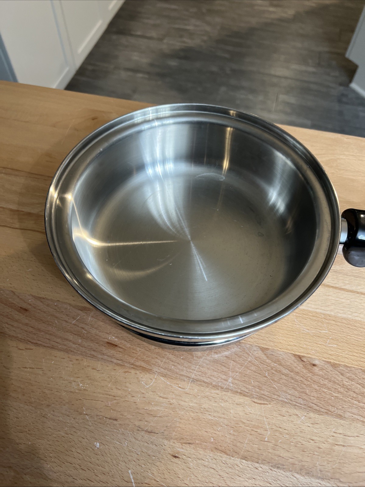 (#46). Saladmaster Insert 2Qt Surgical Stainless Double Boiler Pudding + Steamer