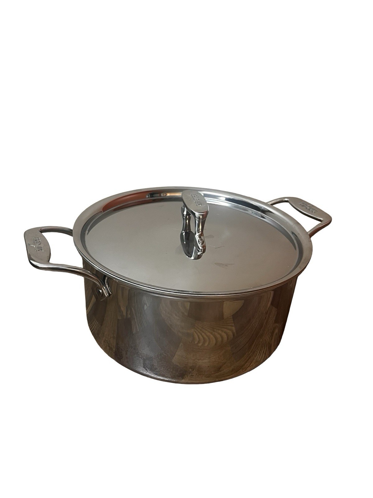 HTF All Clad D5 8Qt Stainless NON-STICK Pot Lid 5-Ply Made USA Soup Stew Braise