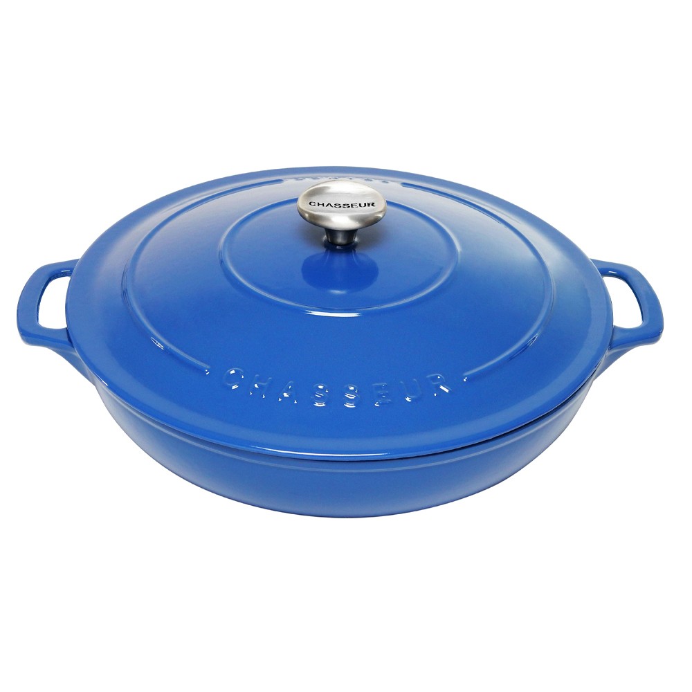 Chasseur Low Round Casserole Dish Sky Blue 30cm/2.5L